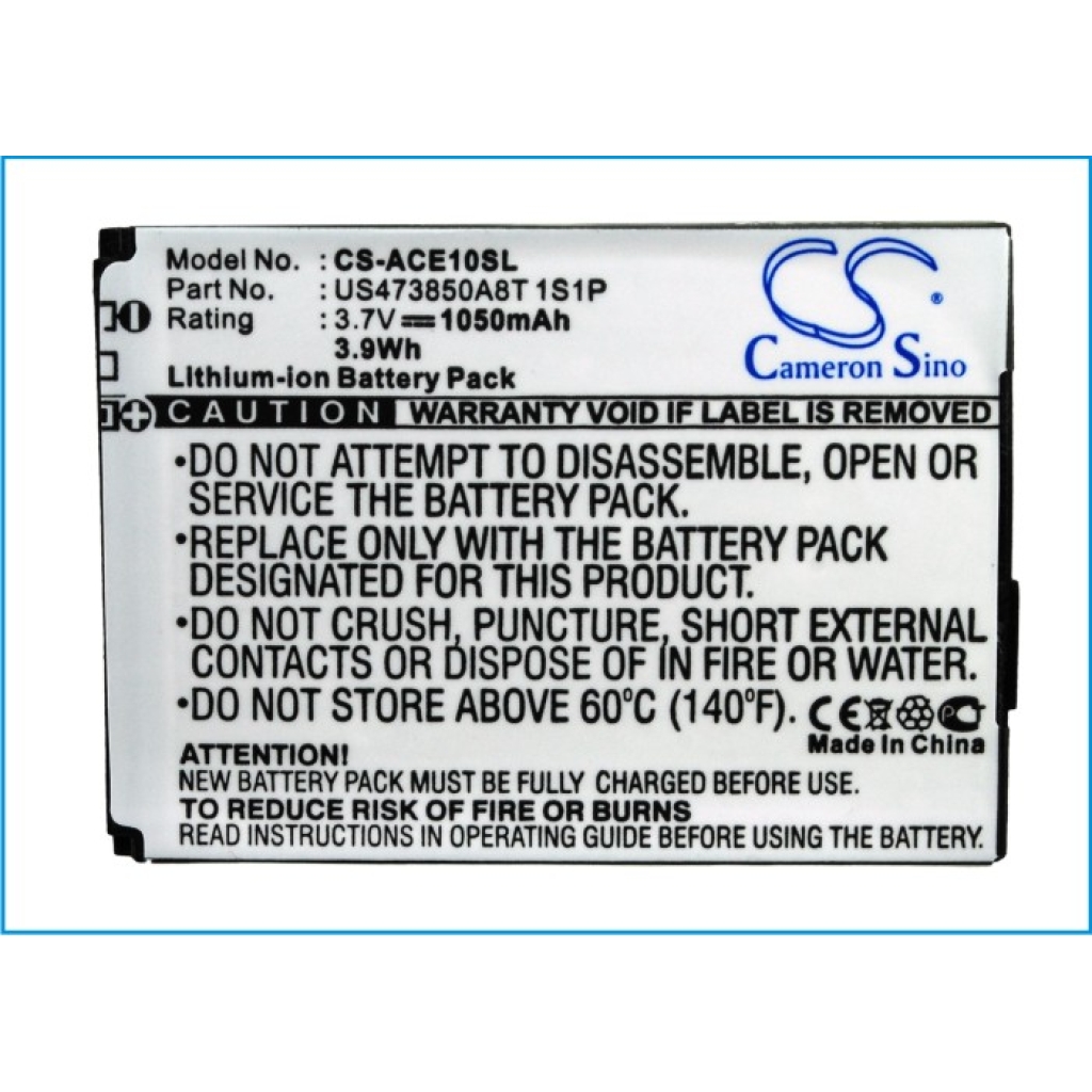 Mobile Phone Battery Acer beTouch E101