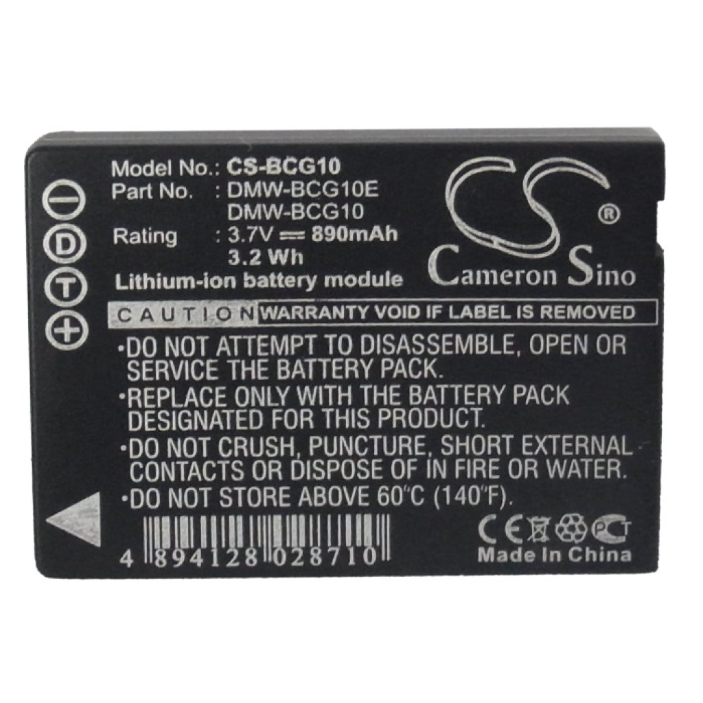 Camera Battery Panasonic Lumix DMC-ZS8S