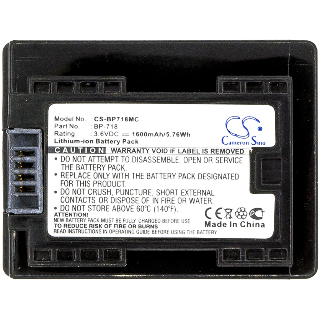 Camera Battery Canon LEGRIA HF R37