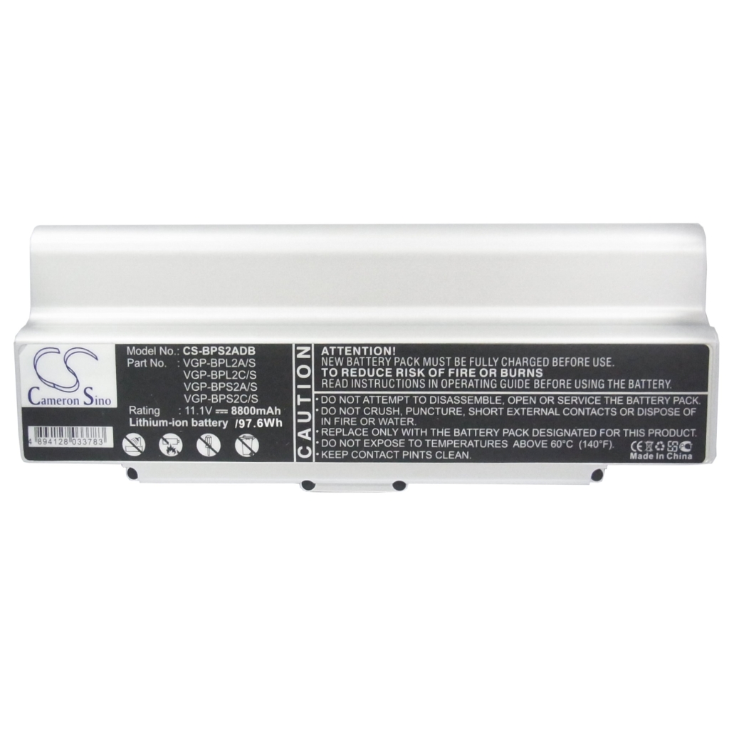 Notebook battery Sony VAIO VGN-C21GHW