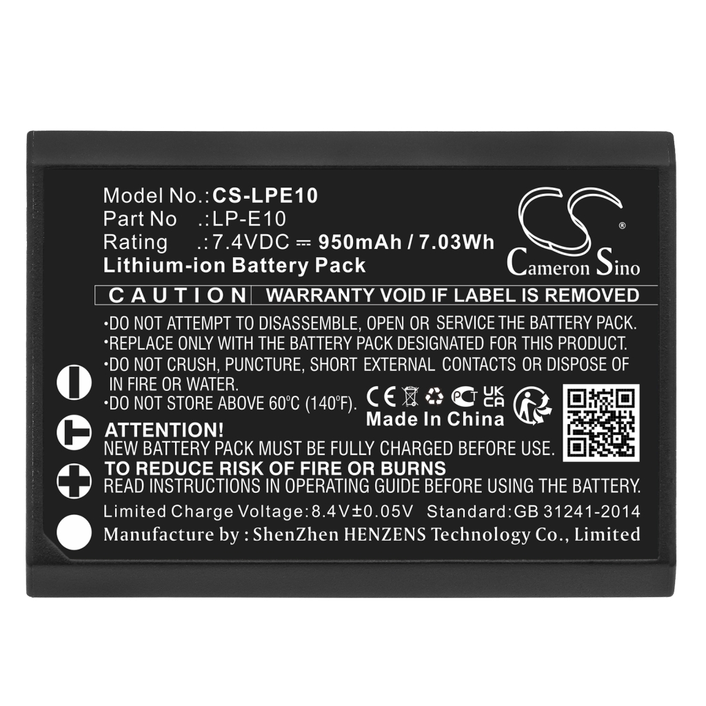 Camera Battery Canon EOS 1300D
