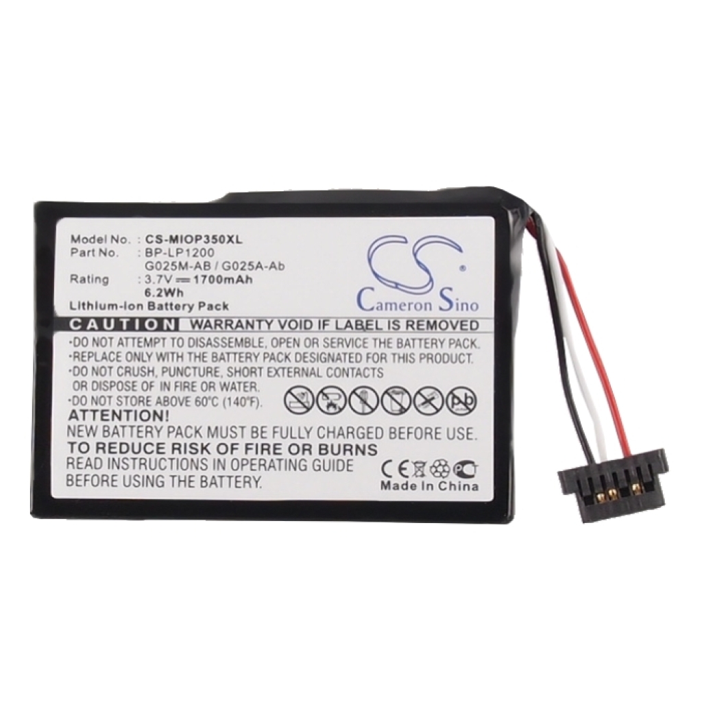 GPS, Navigator Battery Mitac Mio Spirit 485