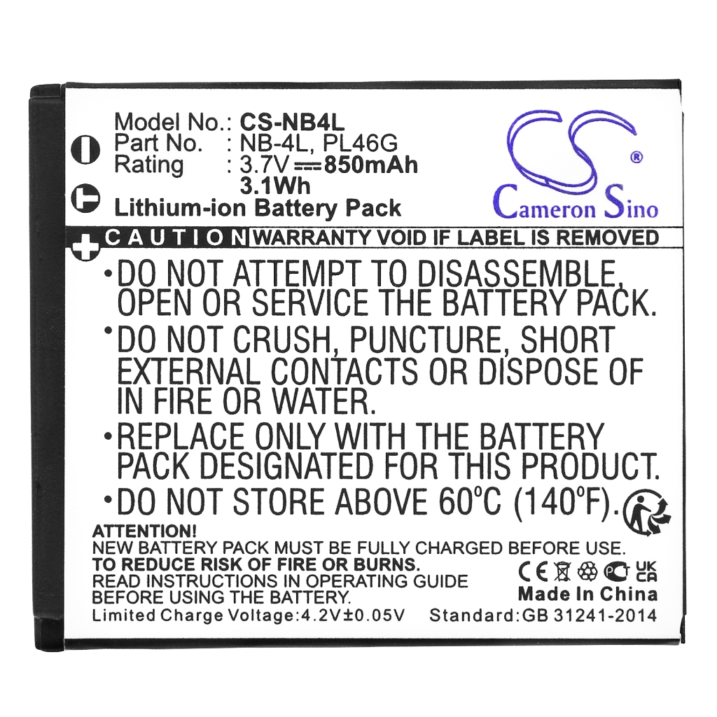Camera Battery Canon IXY 600F