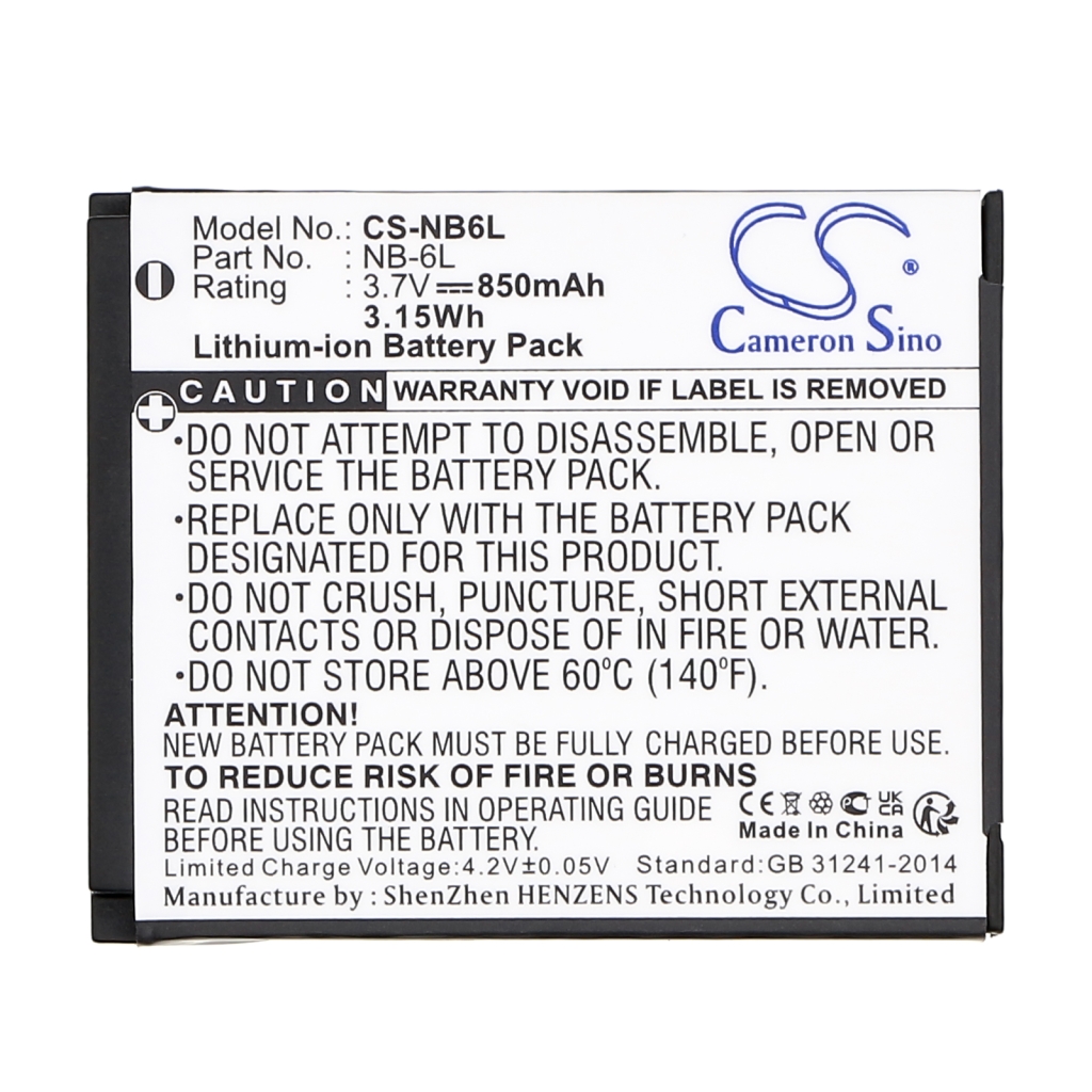 Camera Battery Canon IXUS 105 IS