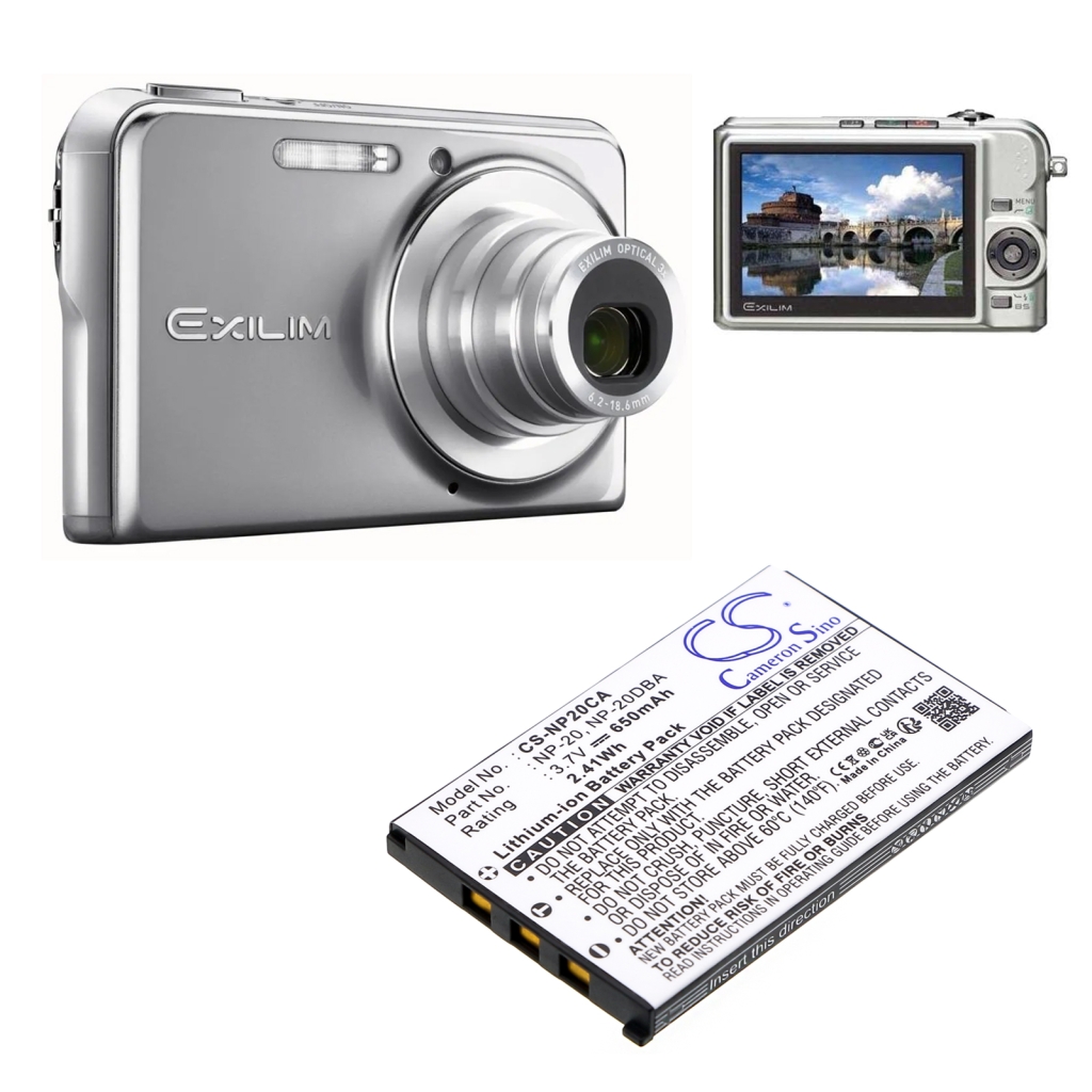 Camera Battery Casio Exilim EX-M2
