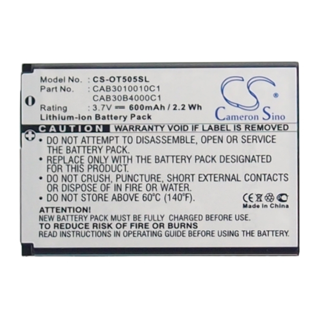 Mobile Phone Battery Alcatel One Touch 213