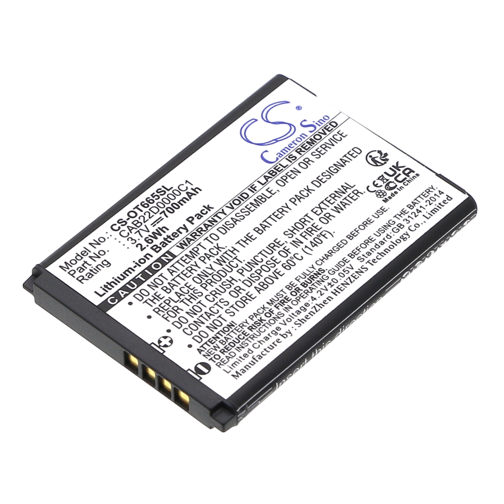 Mobile Phone Battery Alcatel One Touch 665