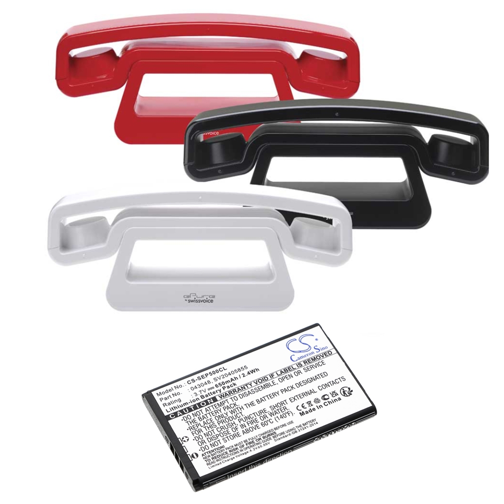 Cordless Phone Battery Swissvoice ePure fulleco DUO