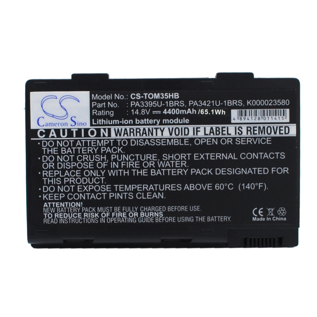 Notebook battery Toshiba Satellite M35X-S3291