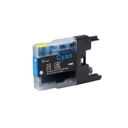 Compatible with Brother LC12 / 12ml Ink Cyan (Ink cartridges)