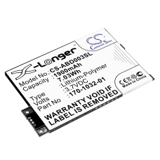 Kompatibel batteriudskiftning til Amazon 170-1032-00,170-1032-01,GP-S10-346392-0100,S11GTSF01A