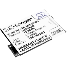 Kompatibel batteriudskiftning til Amazon 170-1032-00,170-1032-01,GP-S10-346392-0100,S11GTSF01A