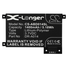 Kompatibel batteriudskiftning til Amazon 170-1056-00,DR-A014,MC-354775,S2011-002-A,S2011-002-S
