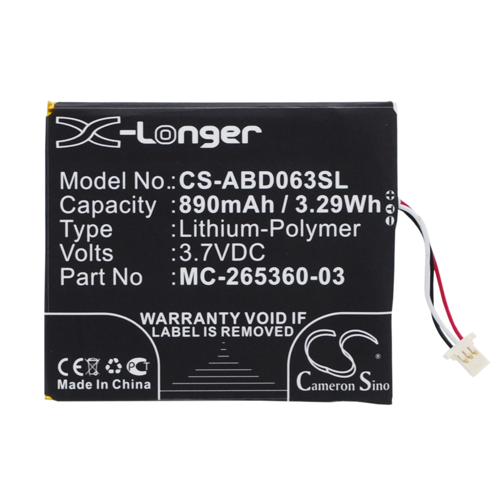 E-bog Amazon CS-ABD063SL