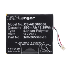Kompatibel batteriudskiftning til Amazon 58-000083,58-000151,MC-265360-03