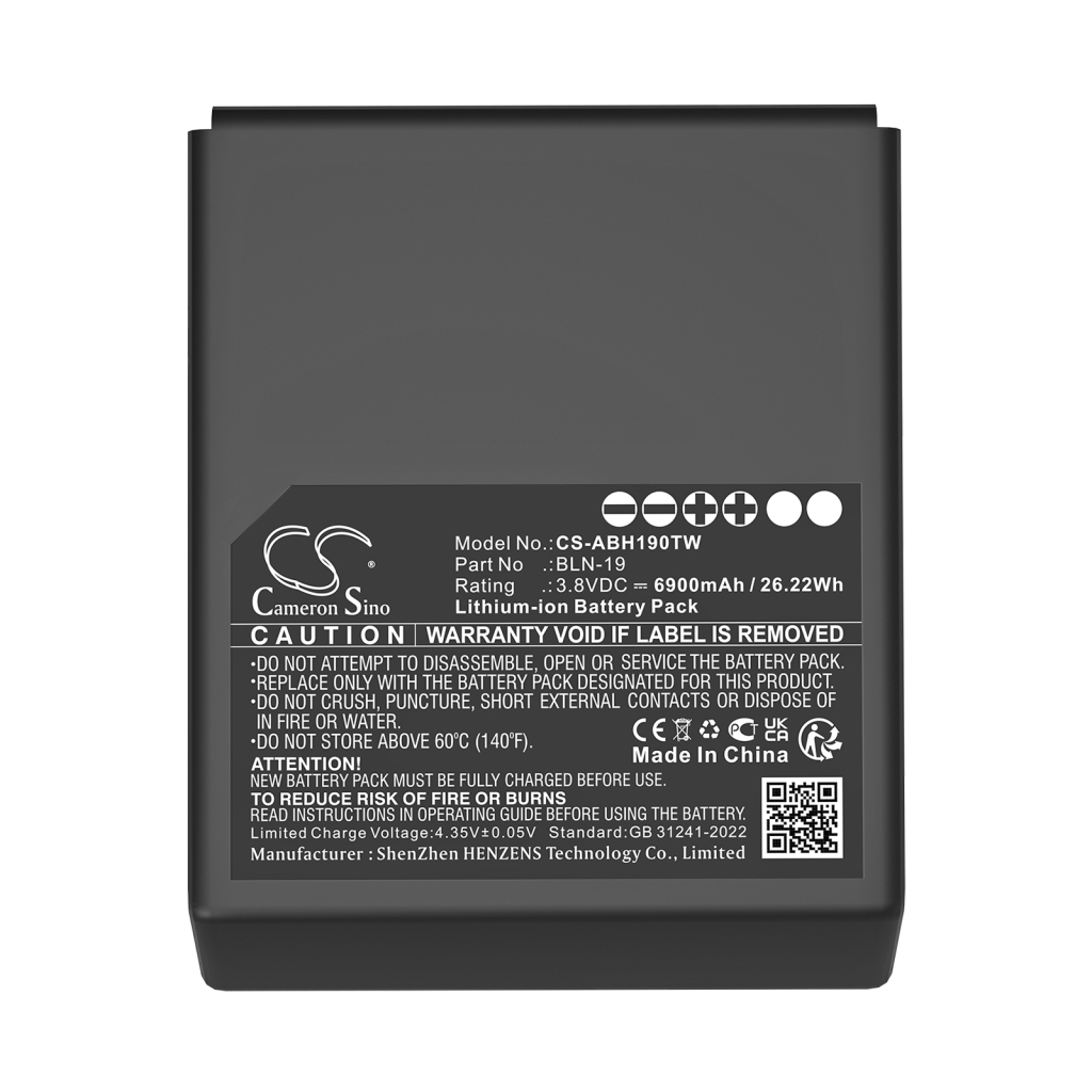 Tovejs radio batteri Airbus CS-ABH190TW