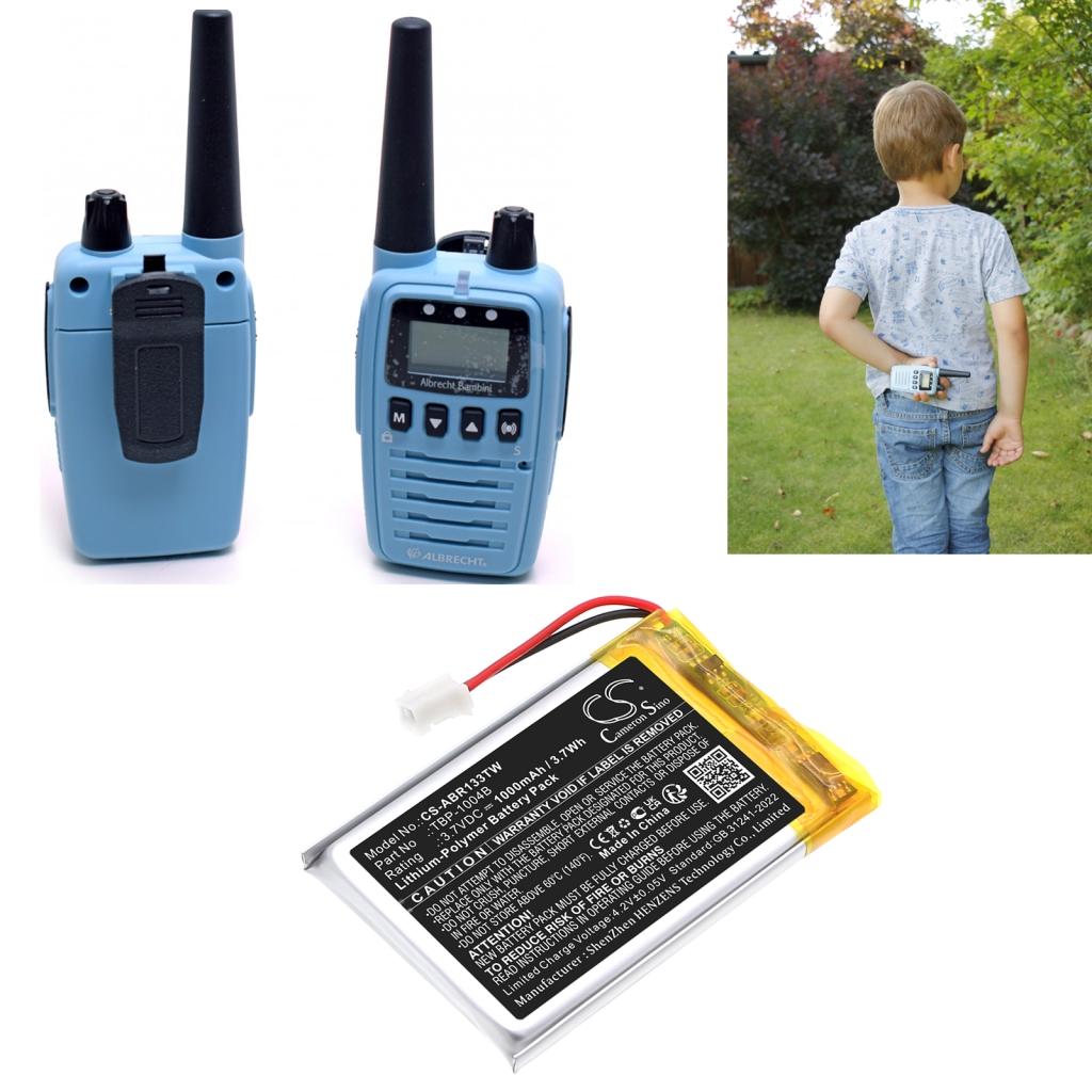 Tovejs radio batteri Albrecht CS-ABR133TW