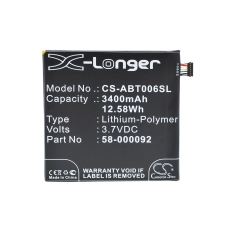 Kompatibel batteriudskiftning til Amazon 26S1006,26S1006-S(1ICP4/84/82),58-000092