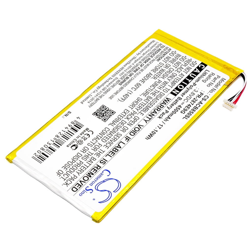 Tabletbatteri Acer CS-ACB850SL