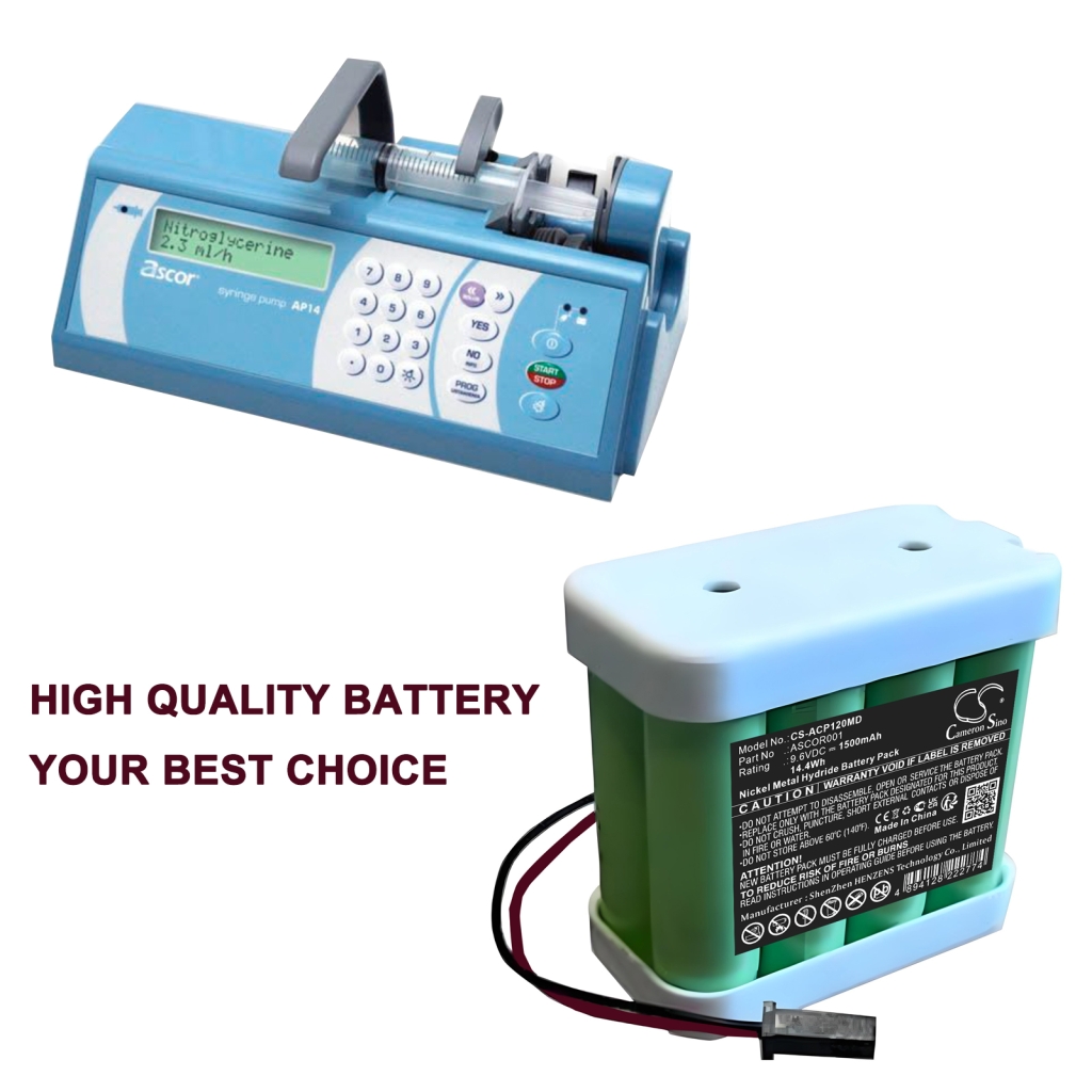 Medicinsk batteri Ascor CS-ACP120MD