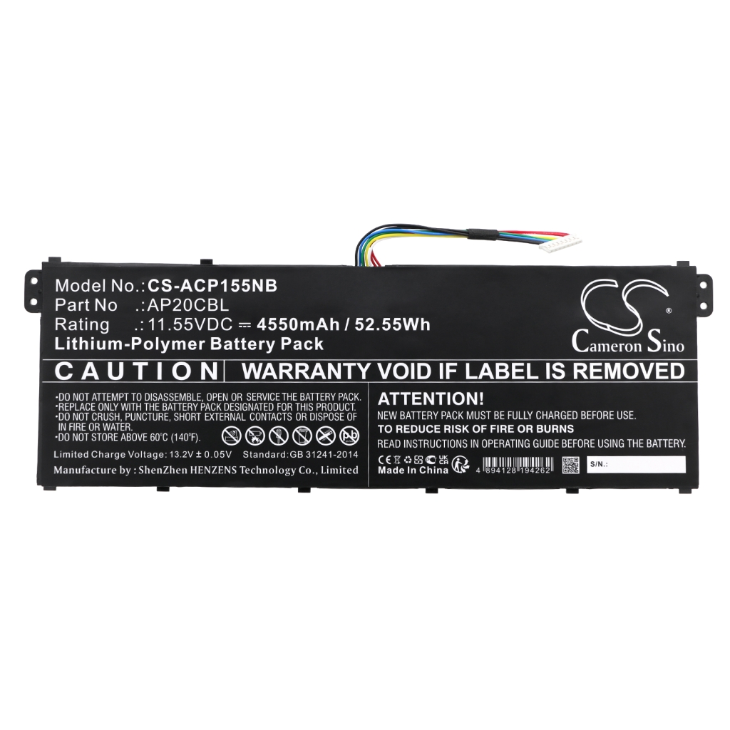 Notebookbatteri Acer CS-ACP155NB