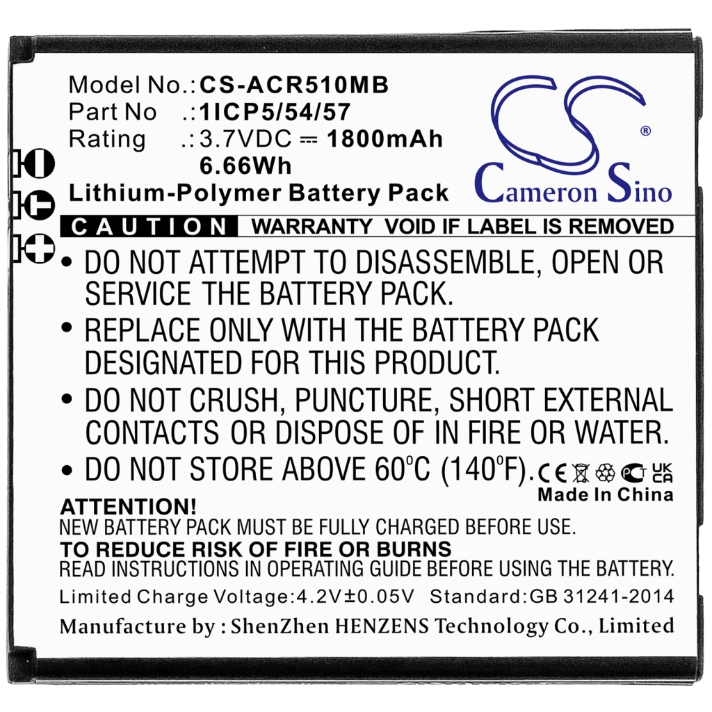 Babyfonbatteri Angelcare CS-ACR510MB
