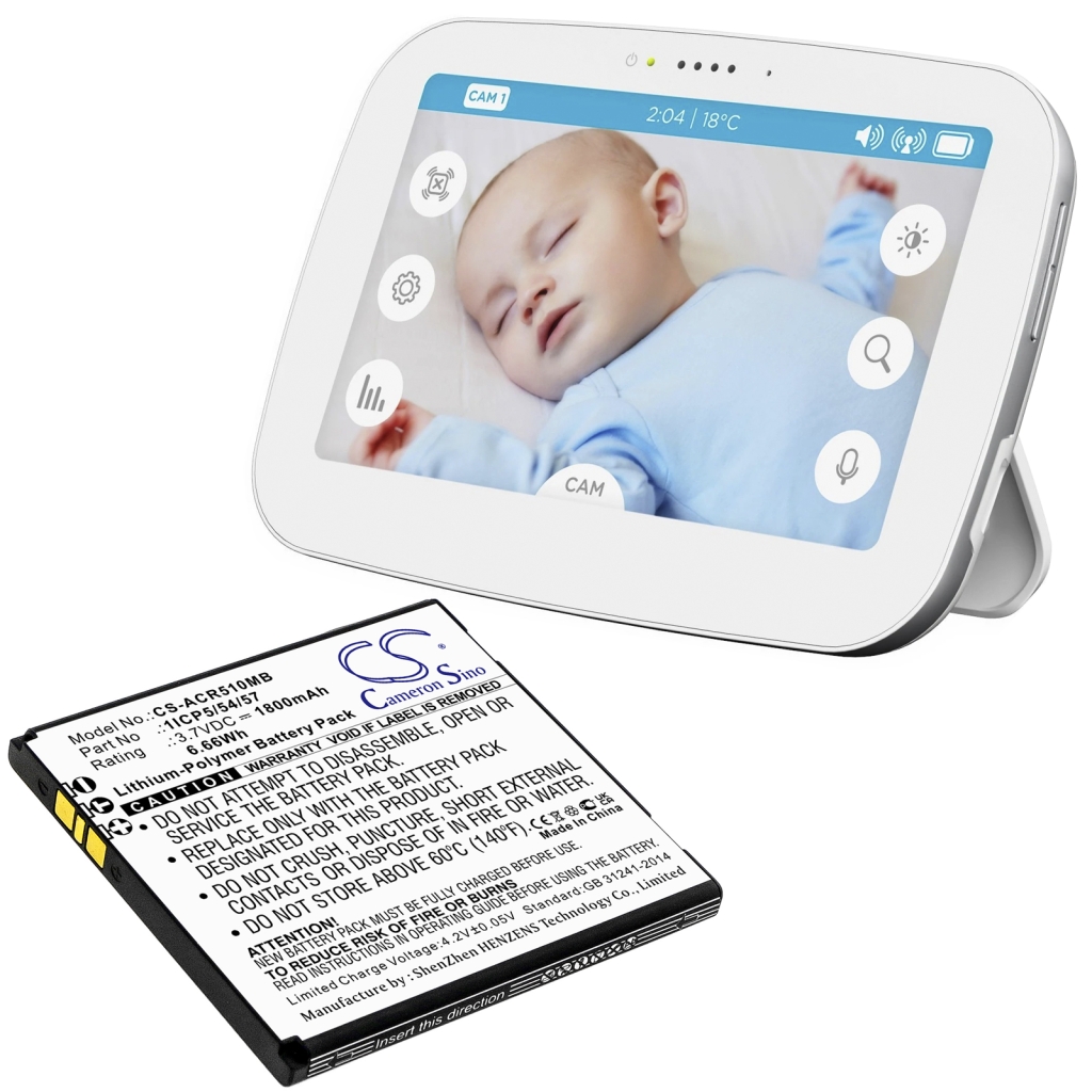Babyfonbatteri Angelcare CS-ACR510MB