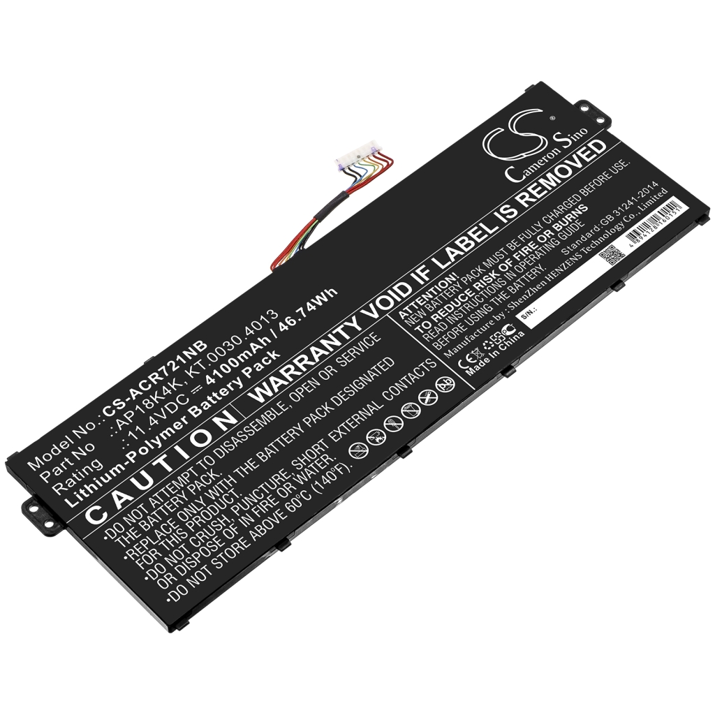 Notebookbatteri Acer CS-ACR721NB