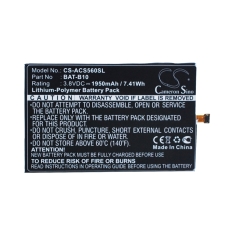 Kompatibel batteriudskiftning til Acer BAT-B10,KT.0010S.013,PGF295686HT