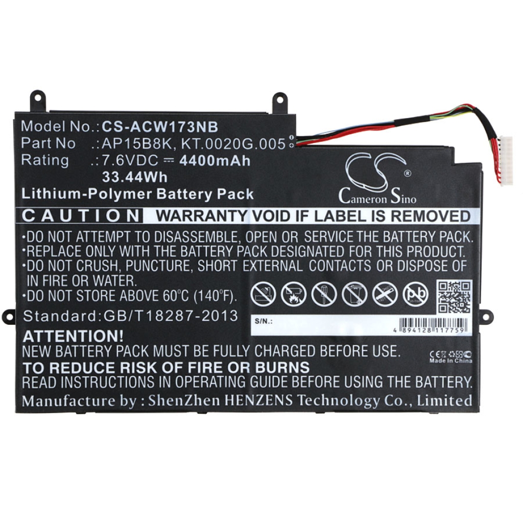 Notebookbatteri Acer CS-ACW173NB