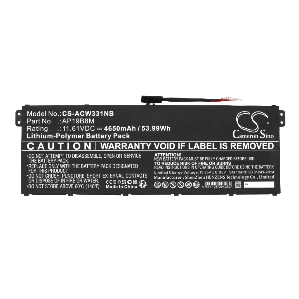 Notebookbatteri Acer CS-ACW331NB