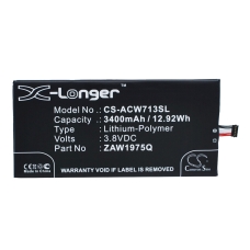 Kompatibel batteriudskiftning til Acer APRILIA,ZAW1975Q,ZAW1975Q 1/ICP3/61/127,ZWA1975Q