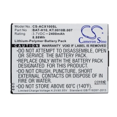 Kompatibel batteriudskiftning til Acer BAT-H10,KT.0010B.007