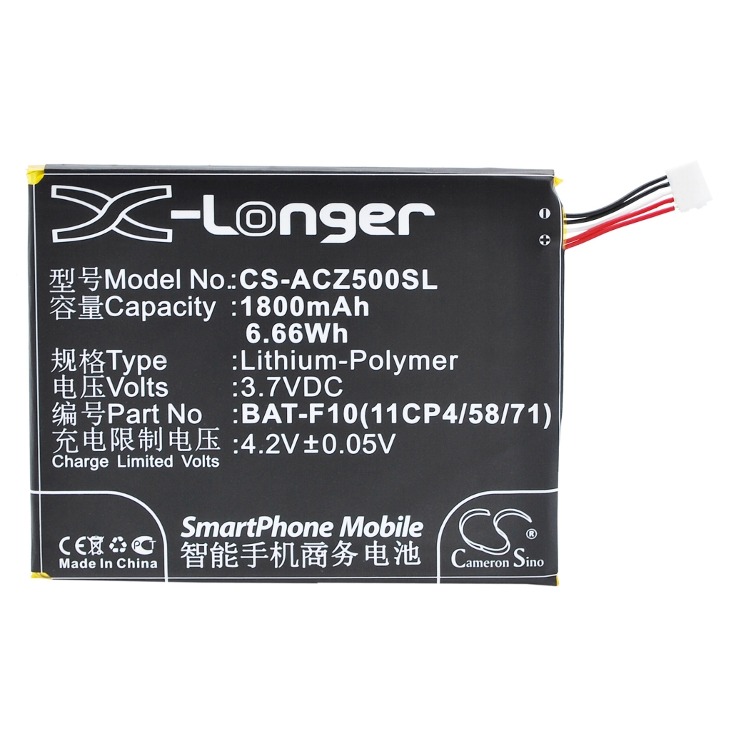 Batteri kompatibel med Acer CS-ACZ500SL