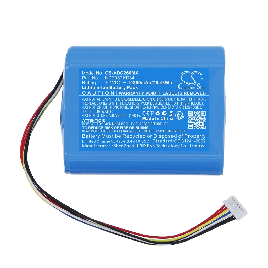Batteri kompatibel med Suntech Adc CS-ADC260MX