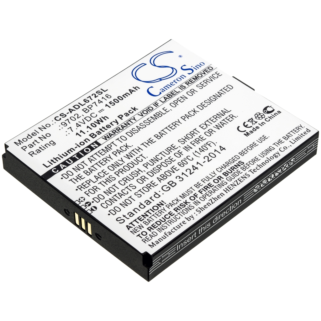 Batterier Erstatter 9702