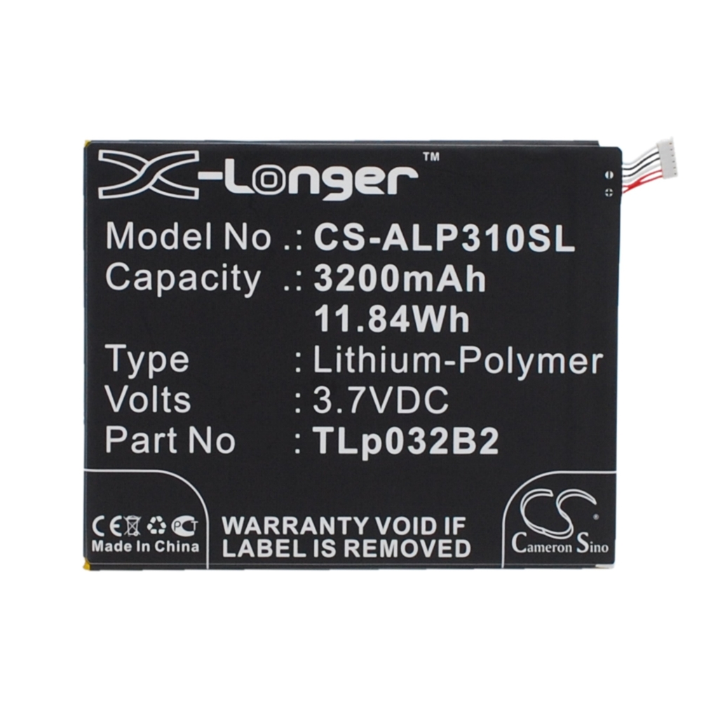 Tabletbatteri Alcatel CS-ALP310SL