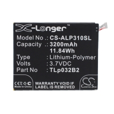 Kompatibel batteriudskiftning til Alcatel TLP032B2,TLP032BD,TLP032C2