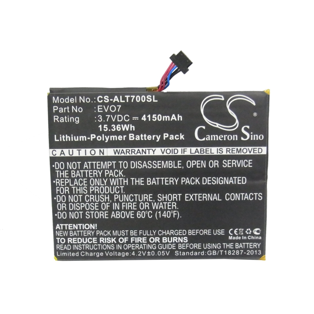 Tabletbatteri Alcatel CS-ALT700SL