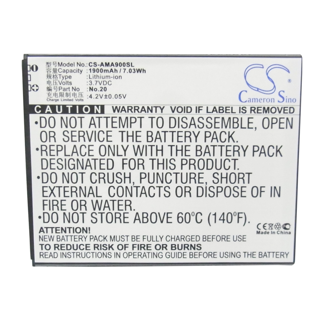 Batterier Erstatter No.20