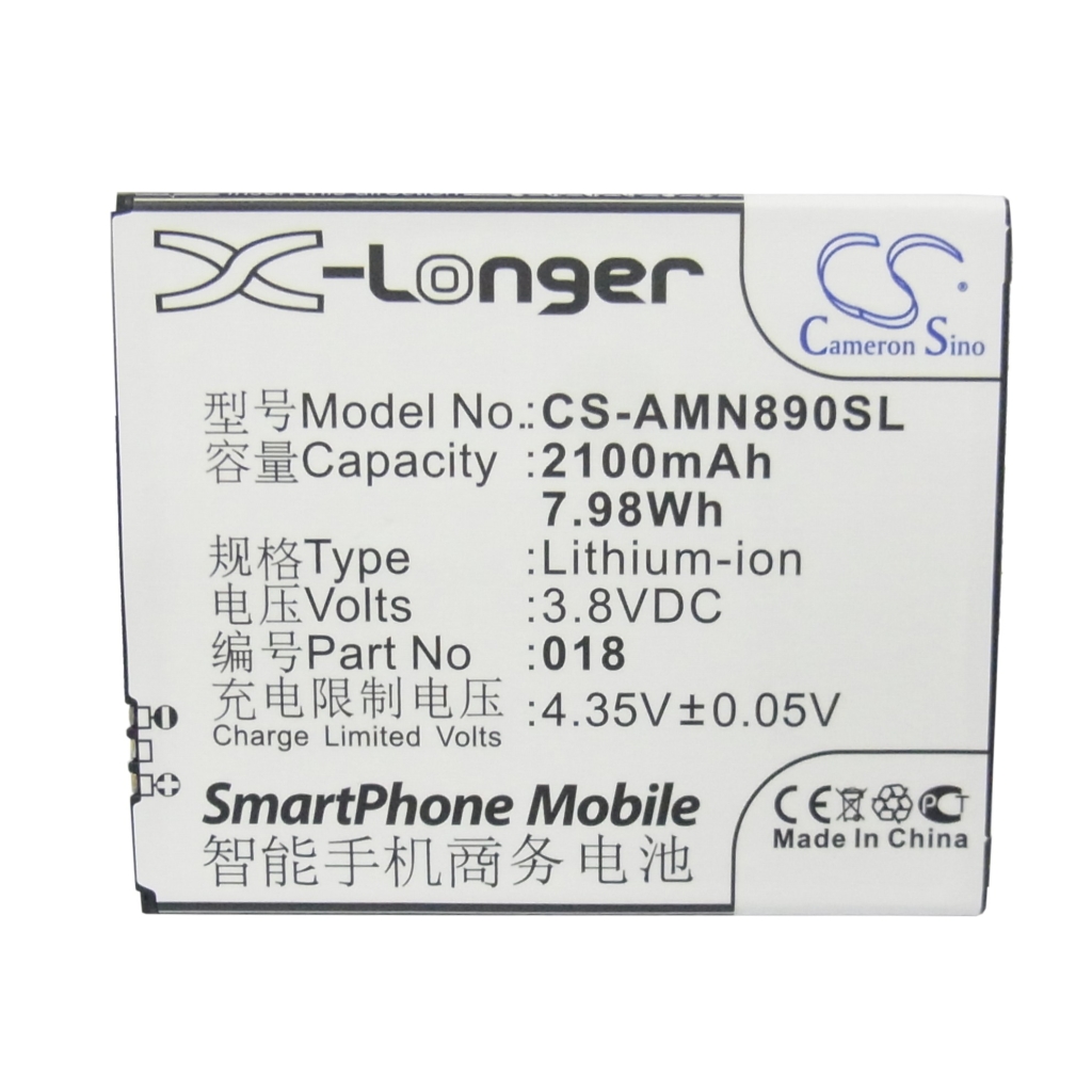 Batteri kompatibel med AMOI CS-AMN890SL