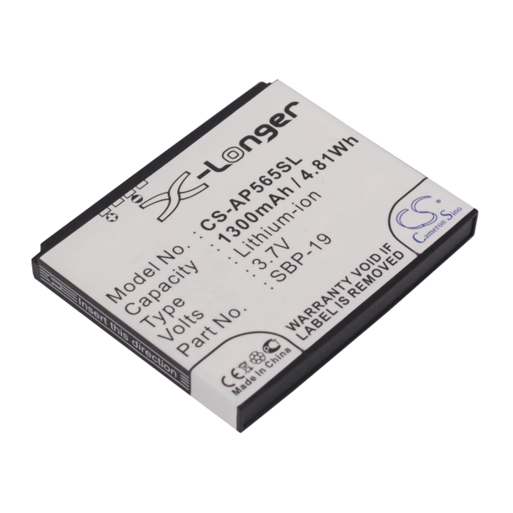Batteri kompatibel med O2 Asus CS-AP565SL