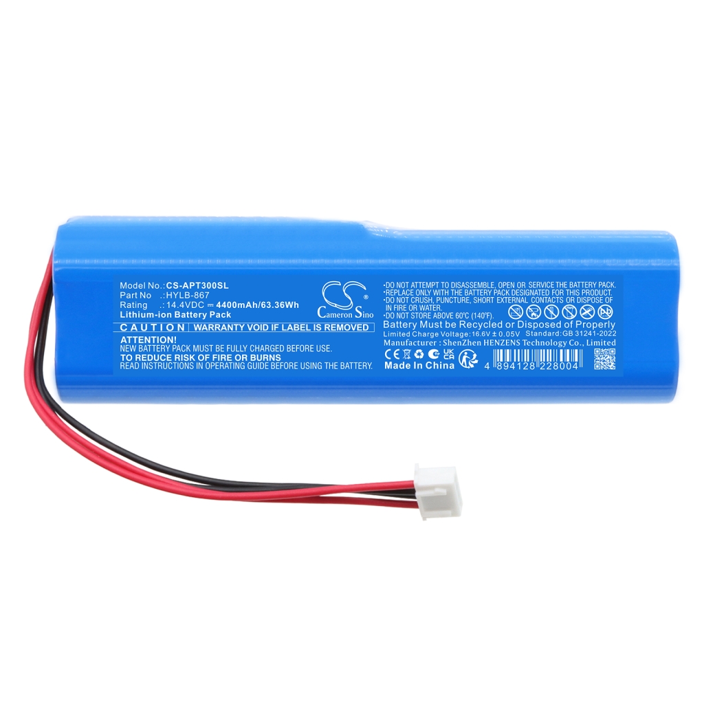 Batteri kompatibel med Aetep CS-APT300SL