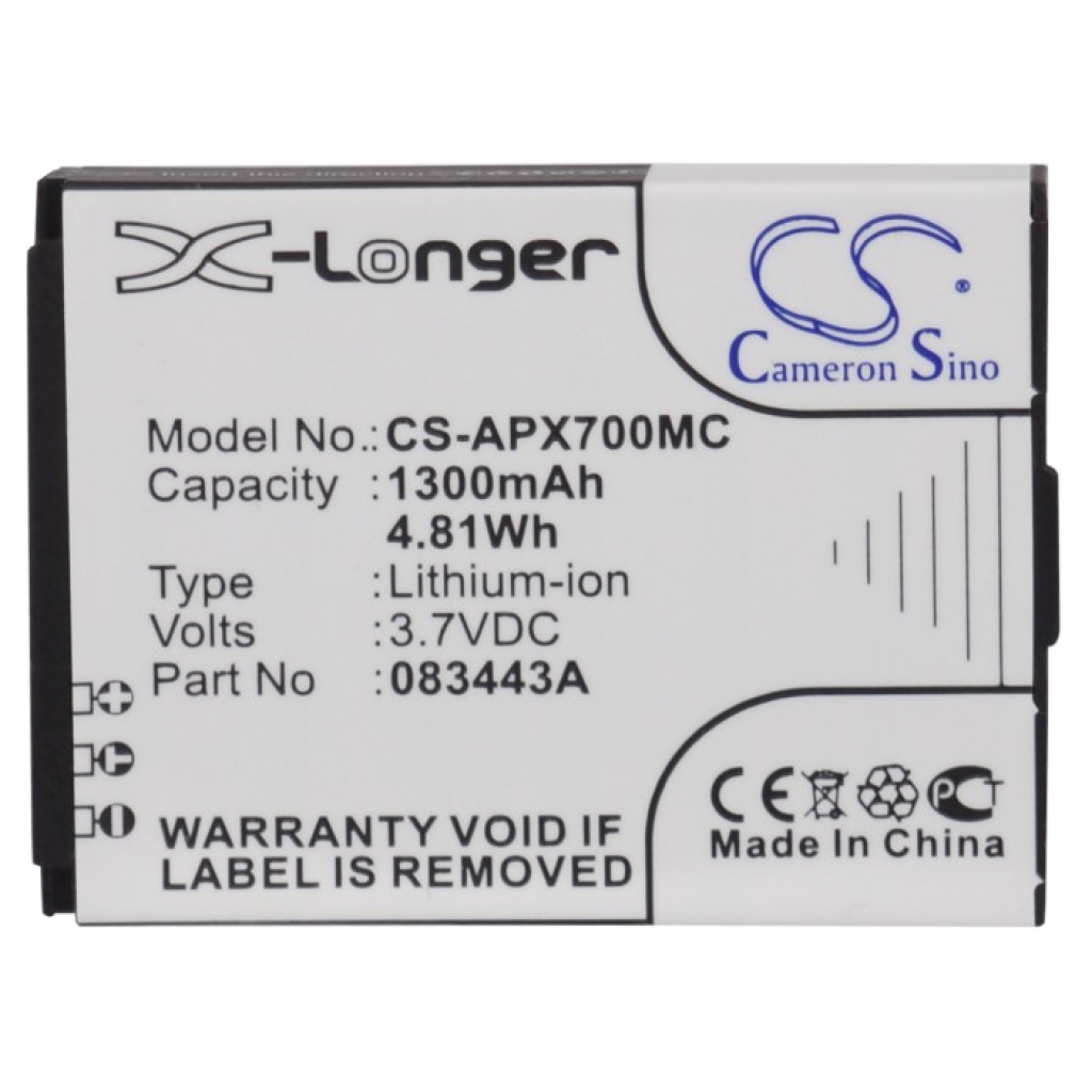 Batterier Erstatter 083443A