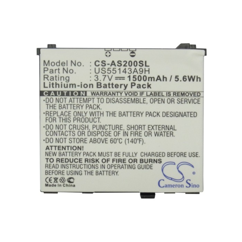 Batteri kompatibel med Acer CS-AS200SL