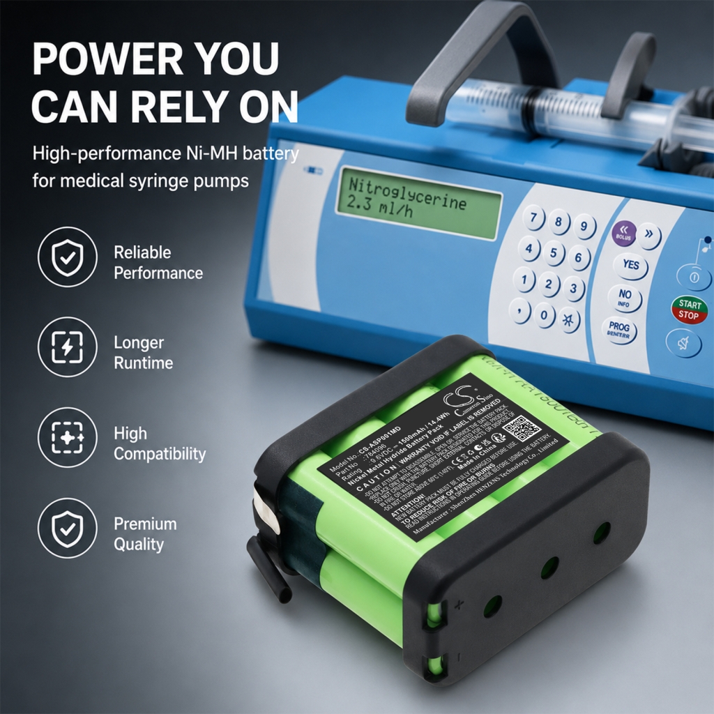 Batteri kompatibel med Ascor CS-ASP001MD