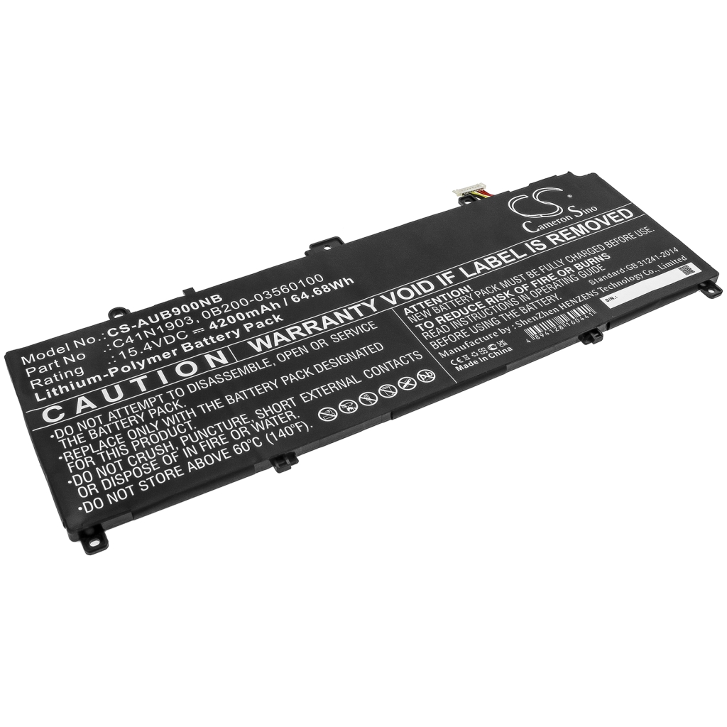 Notebookbatteri Asus CS-AUB900NB
