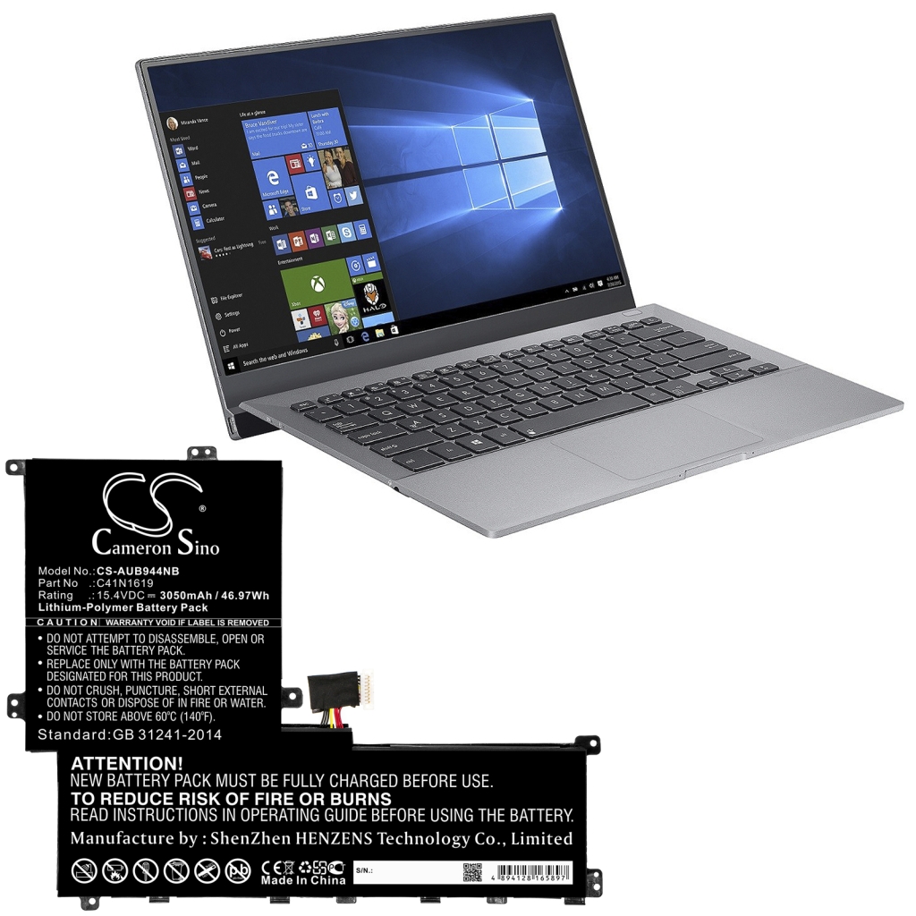 Notebookbatteri Asus CS-AUB944NB