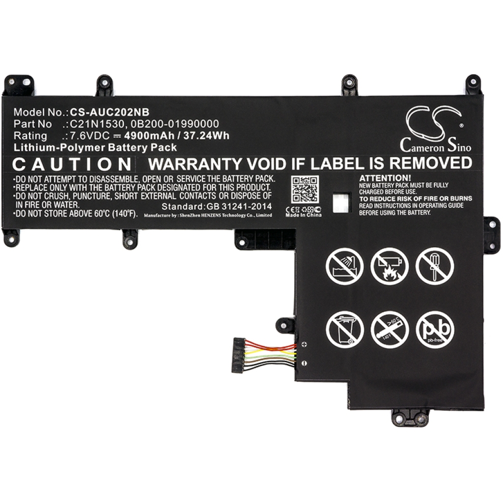 Notebookbatteri Asus CS-AUC202NB