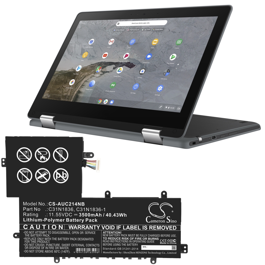 Notebookbatteri Asus CS-AUC214NB